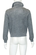 YOHJI YAMAMOTO - A GREY WOOL ZIP JACKET