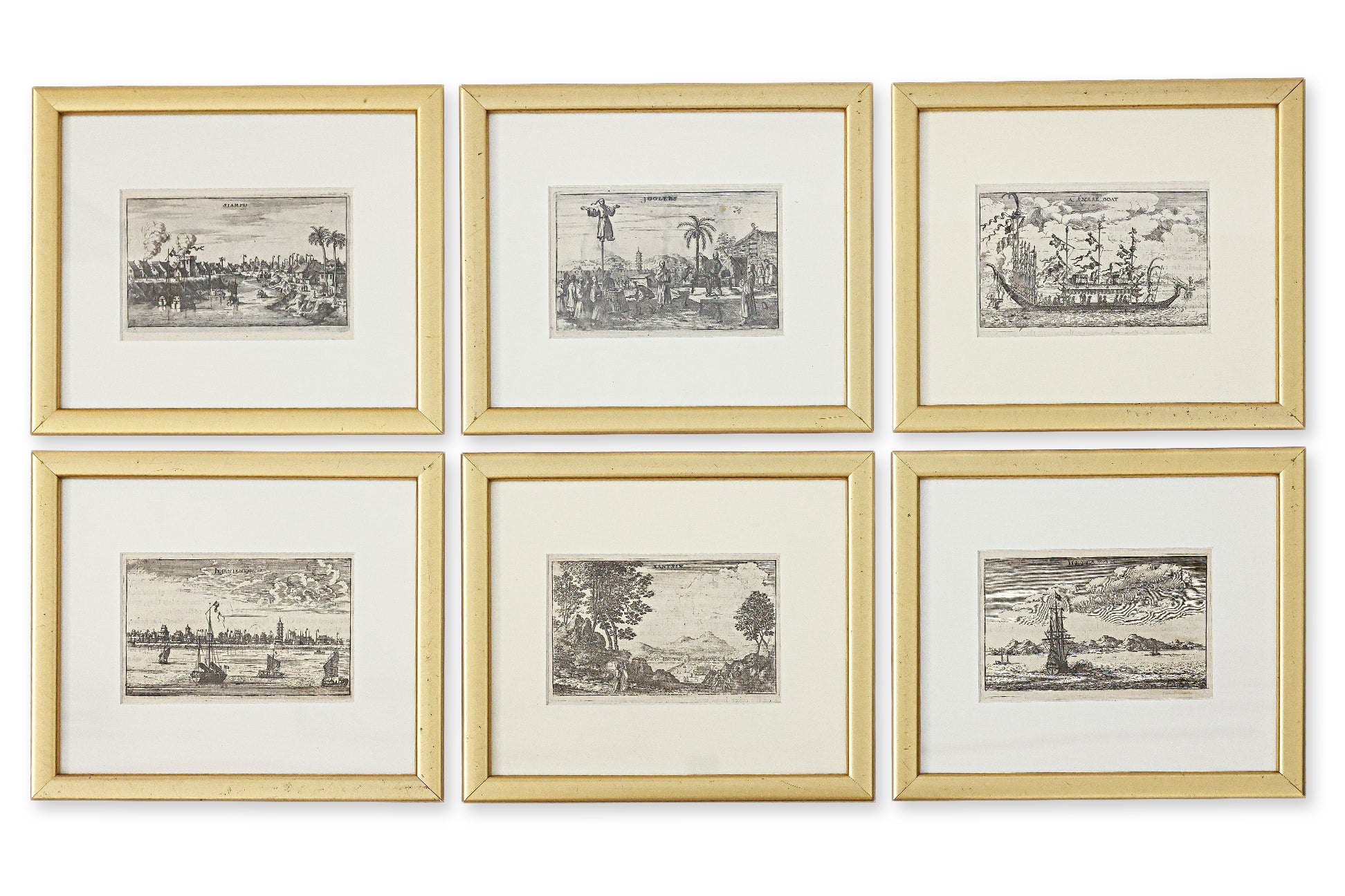 SIX ENGRAVINGS OF 'THE EMBASSY TO CHINA'