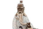 A LARGE SHIWAN POTTERY FIGURE OF TAISHANG LAOJUN