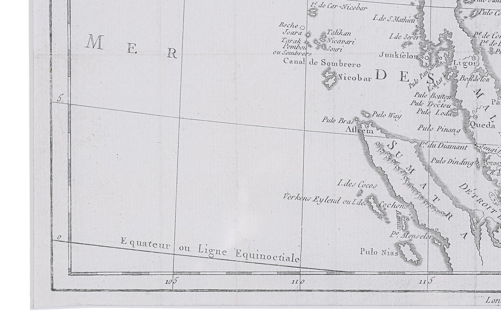 A 1779 FRENCH MAP OF THAILAND, MALAYSIA AND VIETNAM
