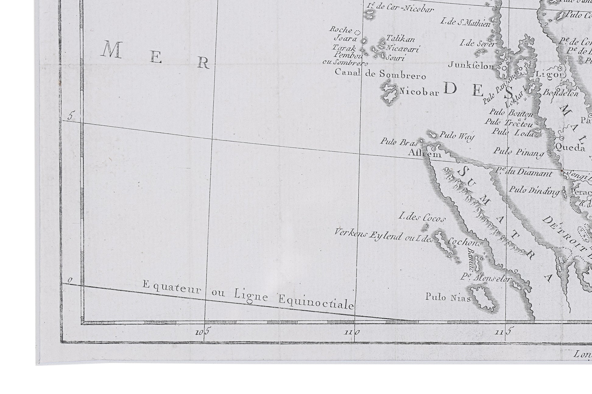 A 1779 FRENCH MAP OF THAILAND, MALAYSIA AND VIETNAM