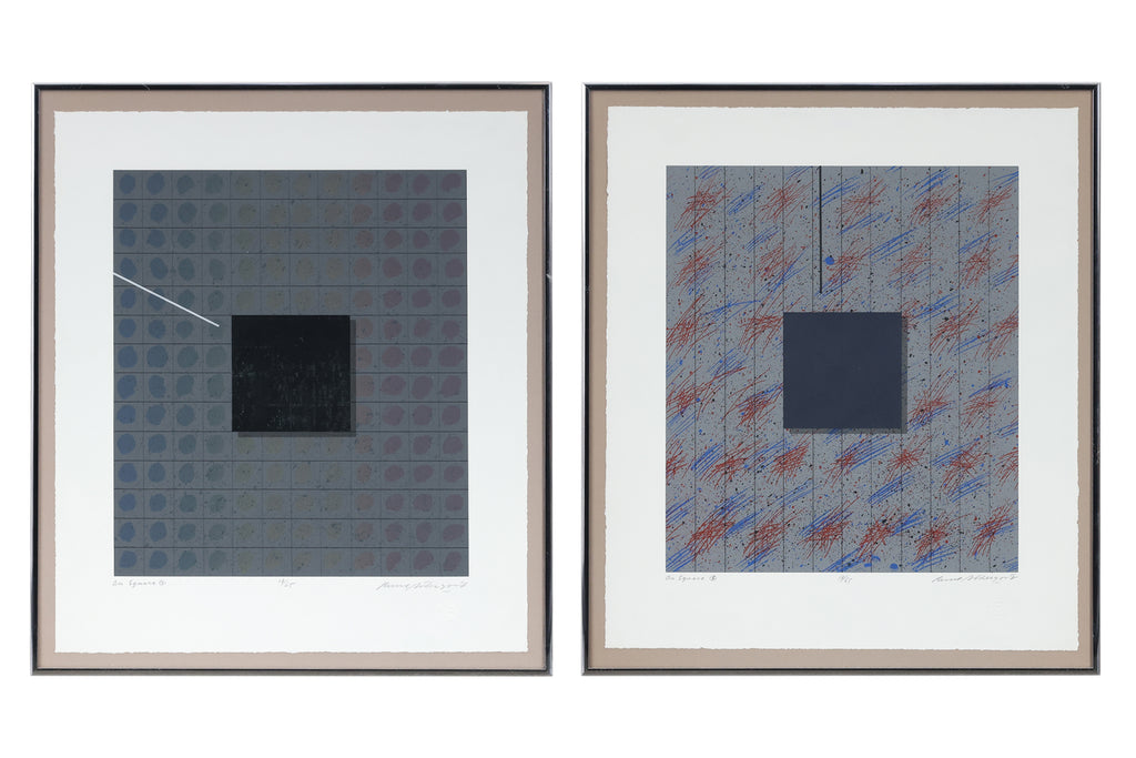 RUNE SÖDERQVIST (SWEDISH 1935-2014) 'ON SQUARE 4'; 'ON SQUARE 5' (2)