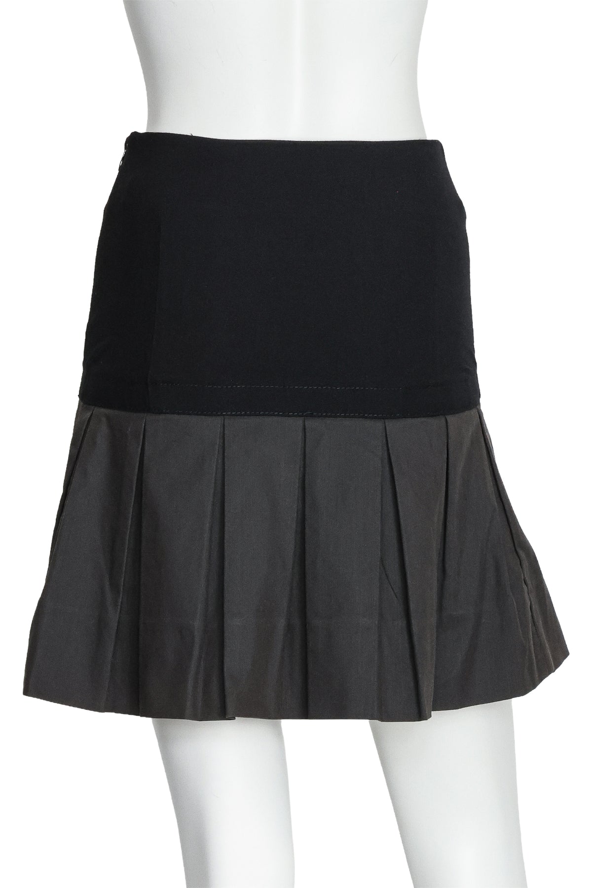 MARNI - A BLACK PLEATED MINI SKIRT, WINTER EDITION 2011