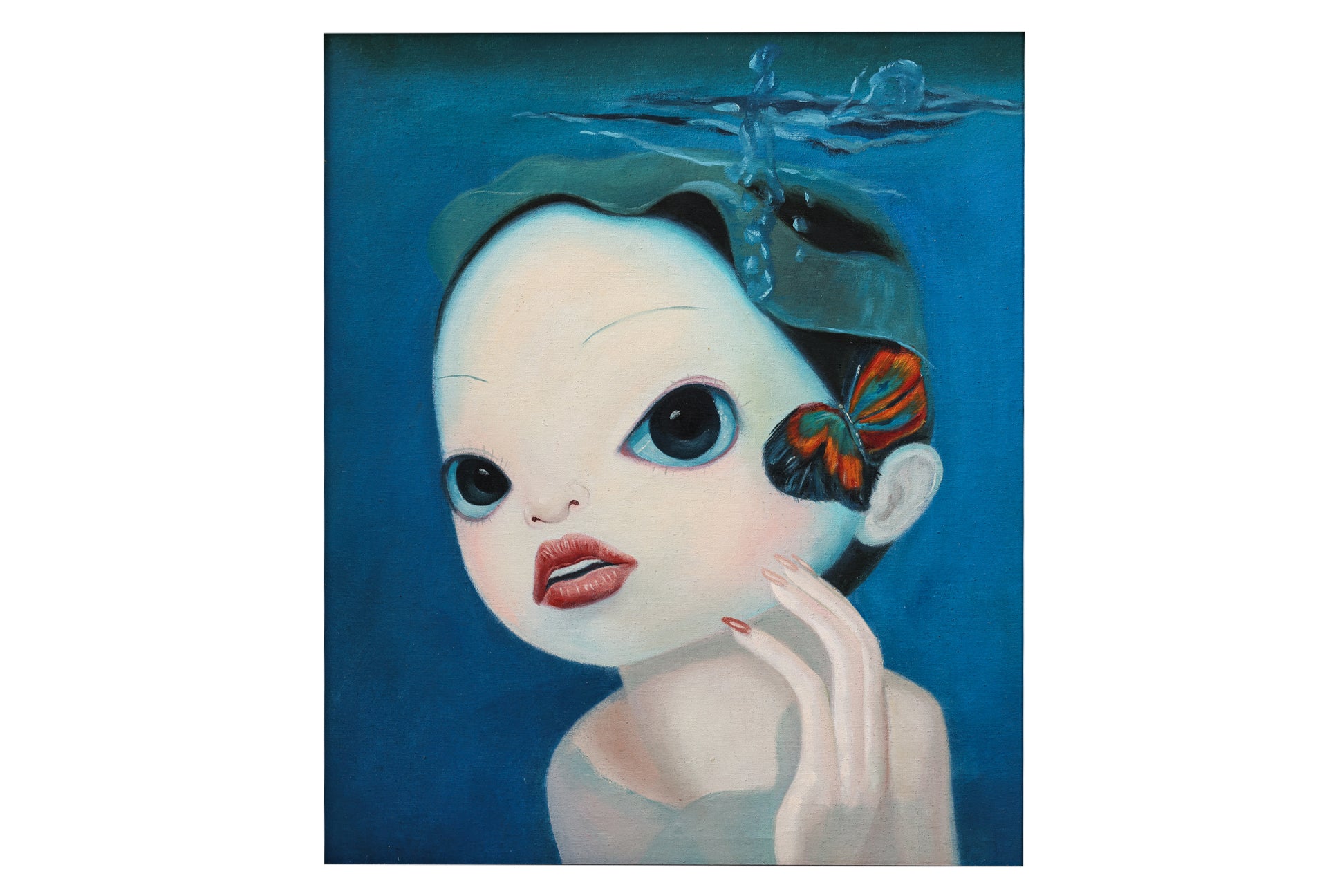 THREE CHINESE CONTEMPORARY STYLE PAINTINGS