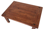 A MARQUETRY INLAID ROSEWOOD KANG TABLE