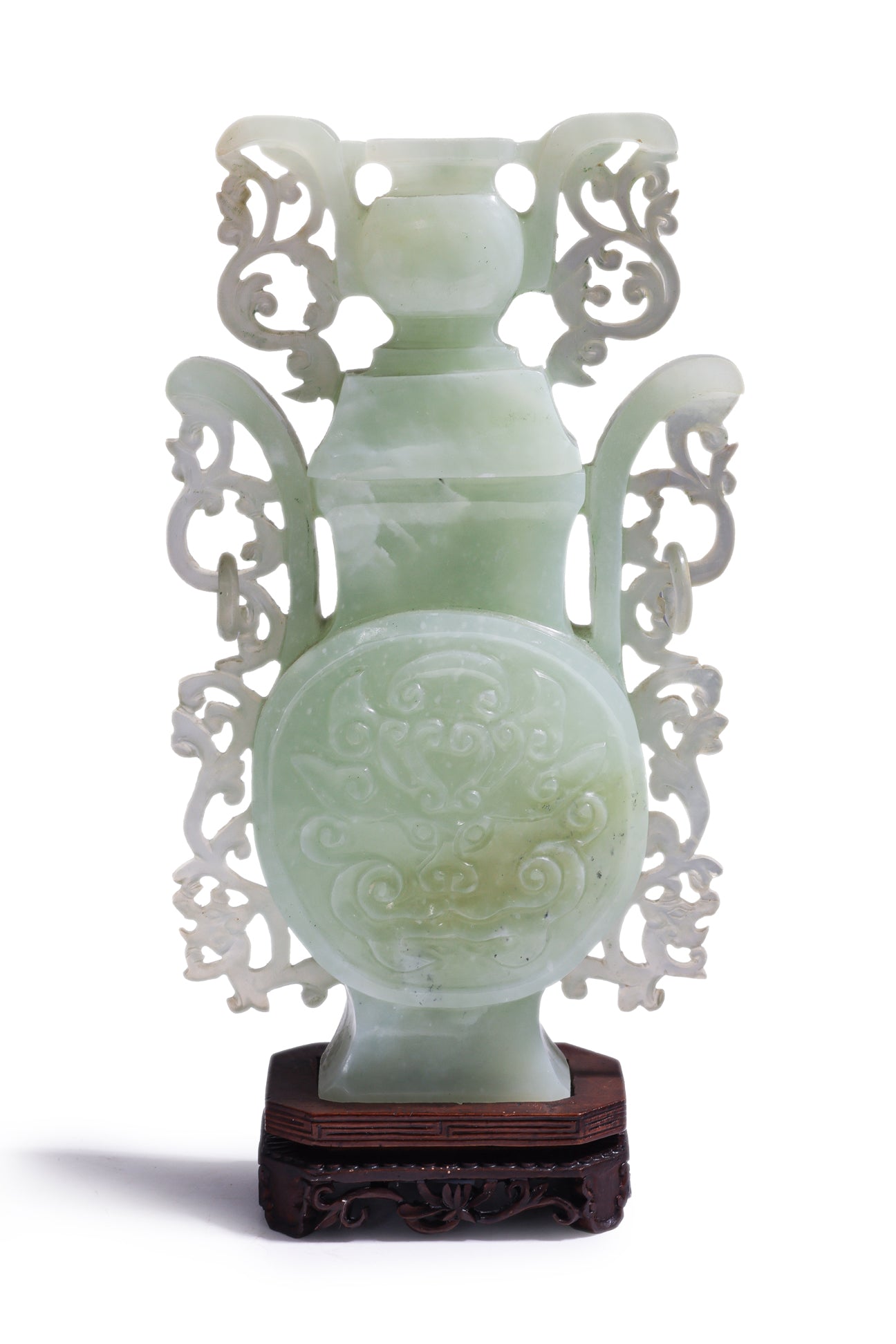 TWO HARDSTONE CARVINGS