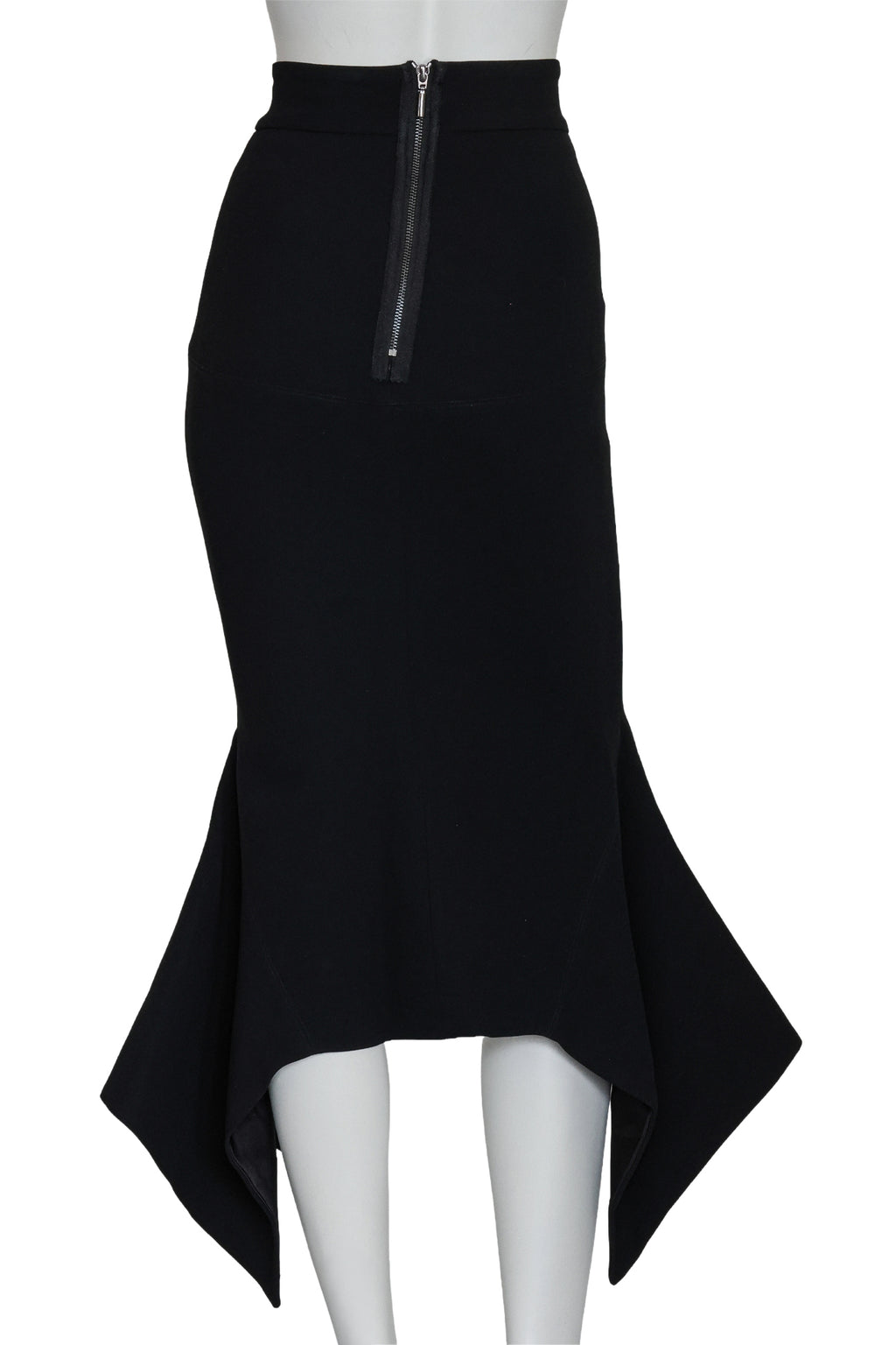 MATICEVSKI - A BLACK 'PREDATOR' SKIRT, RESORT 2016