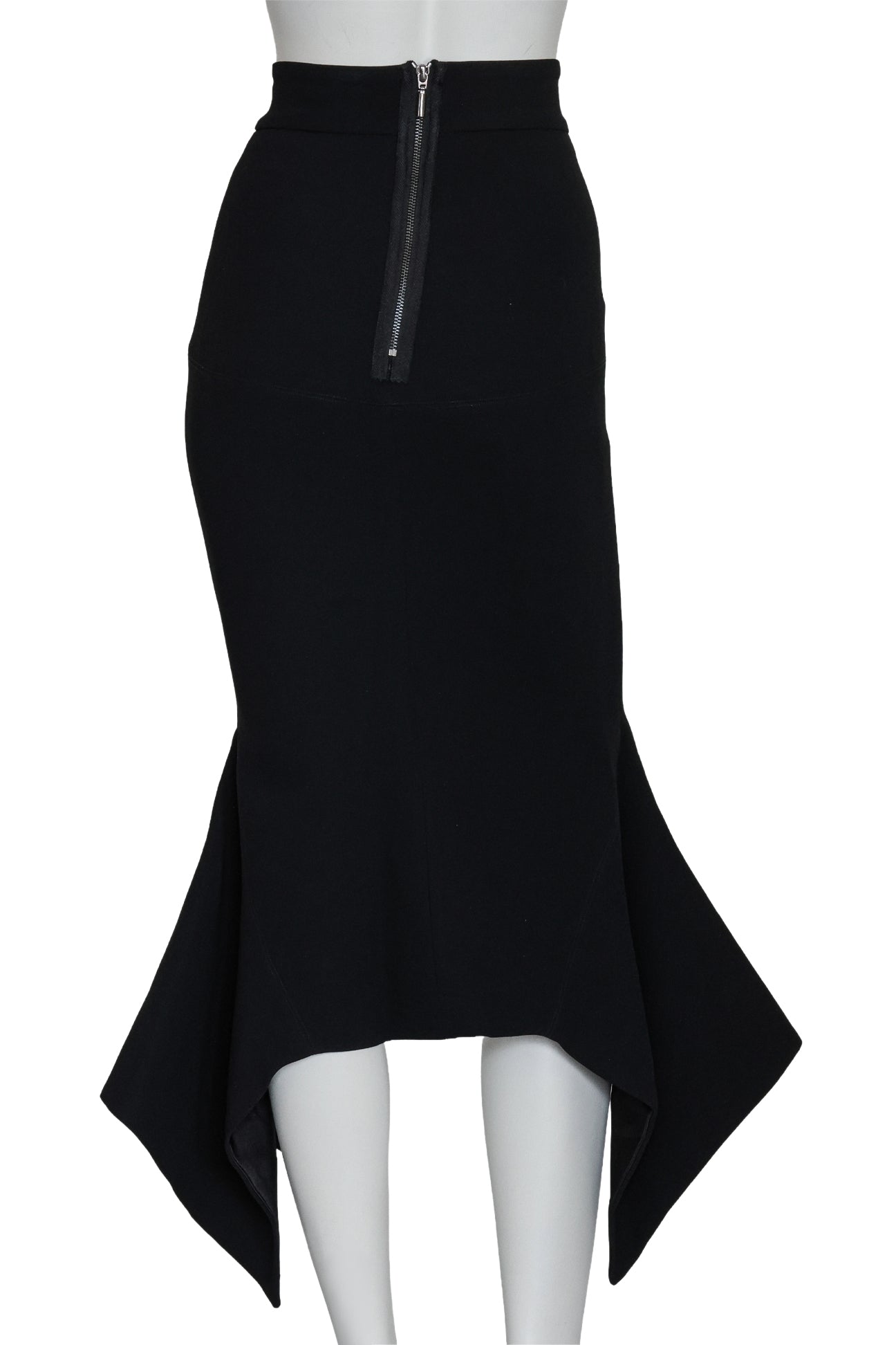 MATICEVSKI - A BLACK 'PREDATOR' SKIRT, RESORT 2016