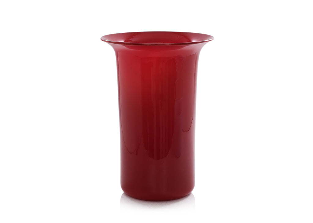 A GROUP OF THREE LARGE ART GLASS PIECES