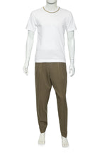 COMME DES GARCONS HOMME PLUS - A WHITE AND BEIGE ENSEMBLE