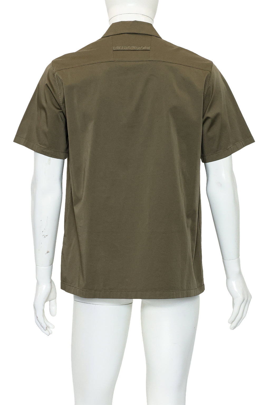 ALYX - A KHAKI SHORT SLEEVED SHIRT WITH OVERSIZED FRONT POCKET