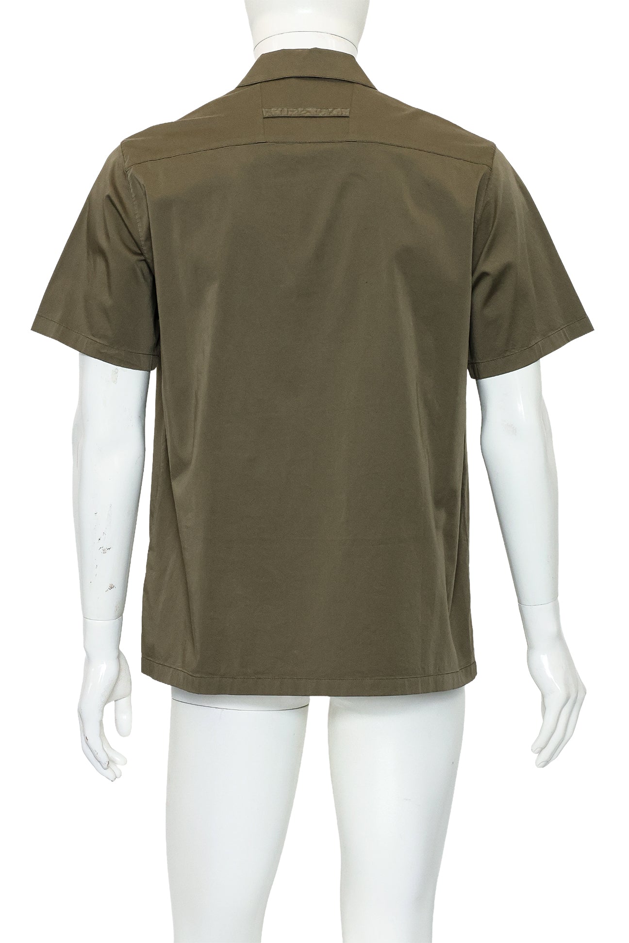 ALYX - A KHAKI SHORT SLEEVED SHIRT WITH OVERSIZED FRONT POCKET