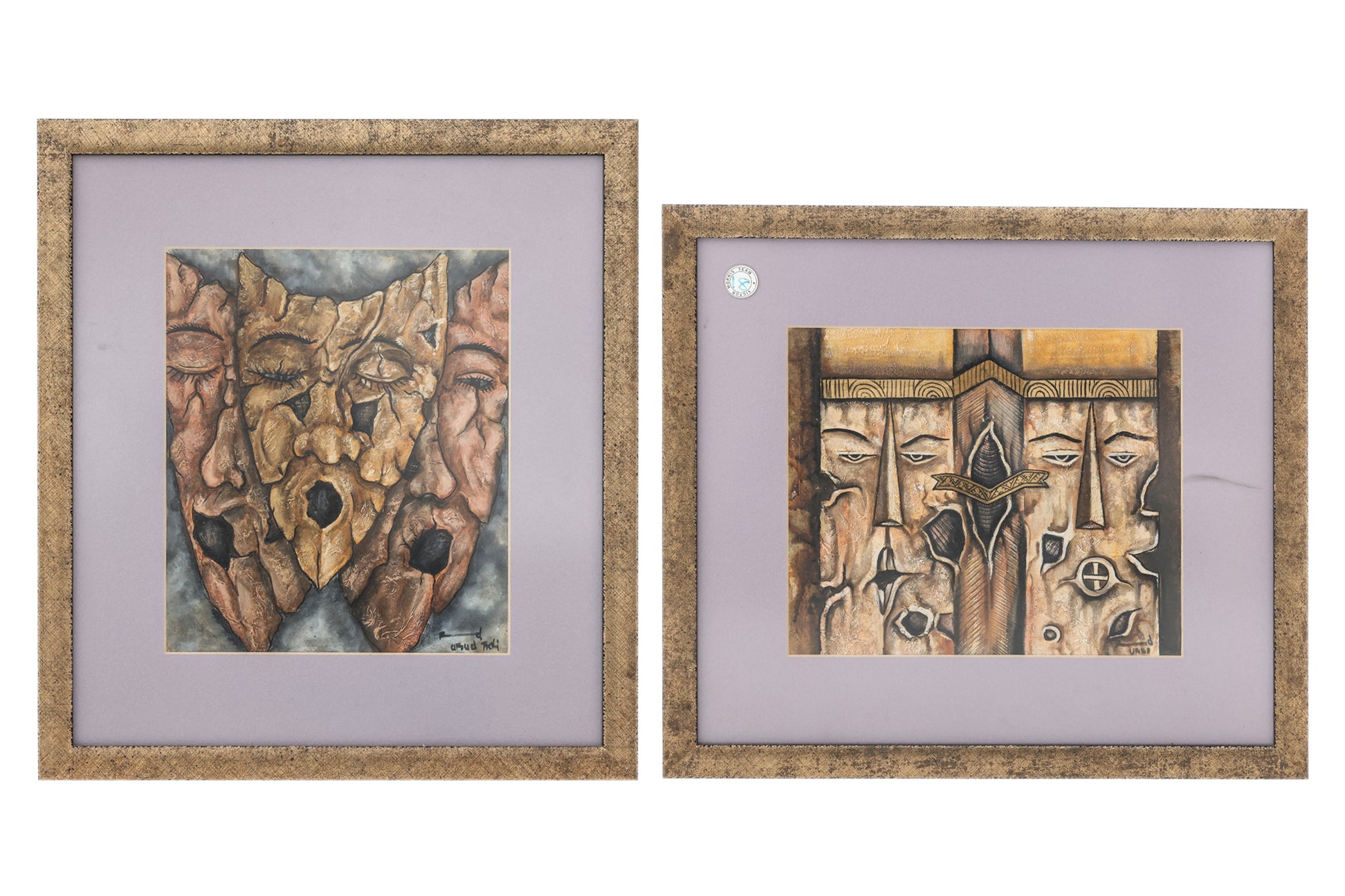 ARTIST UNKNOWN (INDONESIAN, XX/XXI) MASKS (2)