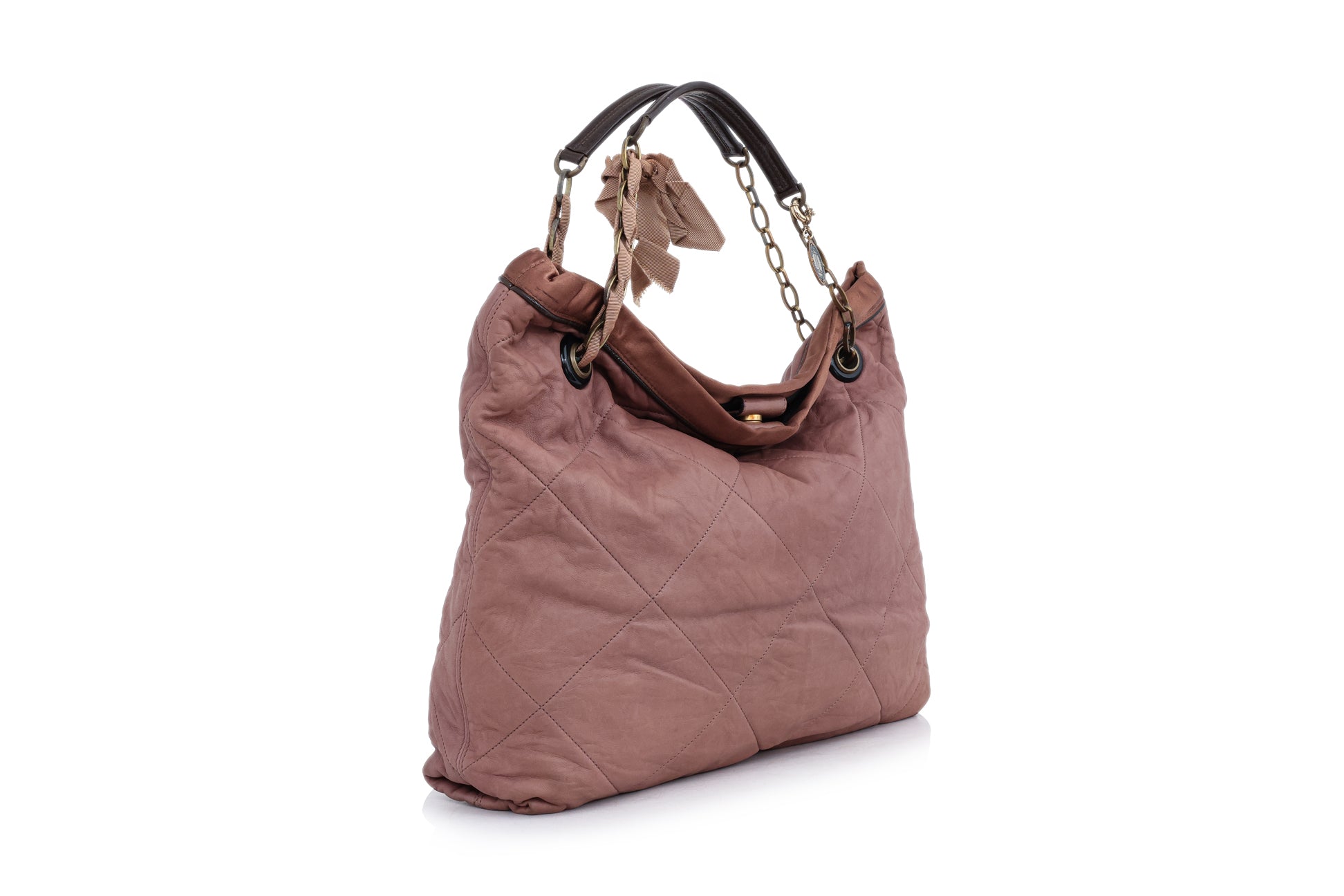 LANVIN - A DUSTY ROSE 'AMALIA' CABAS TOTE