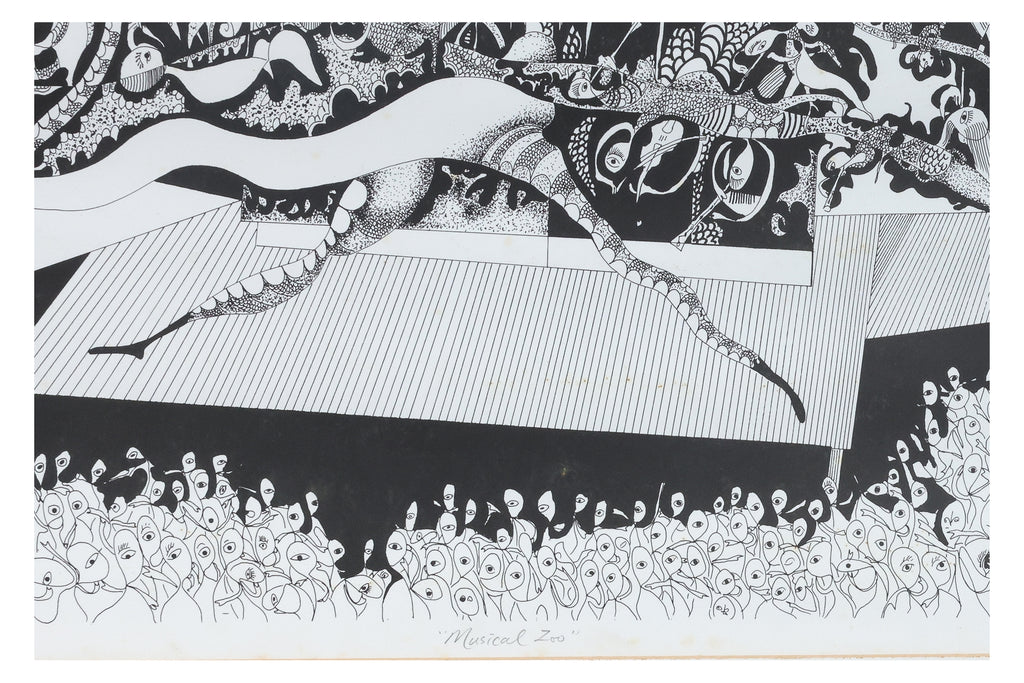 KAM KEE YONG (SINGAPOREAN, B. 1938) 'MUSICAL ZOO 91/1000'