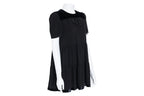 A PRADA BLACK RUFFLE DRESS