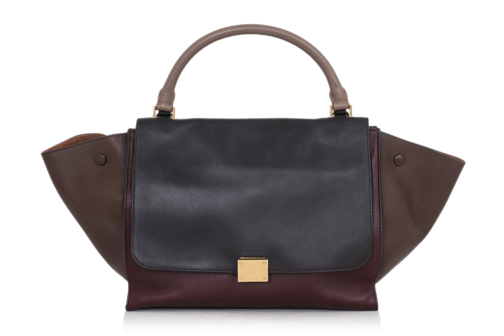 CELINE – A MULTICOLOUR TRAPEZE HANDBAG