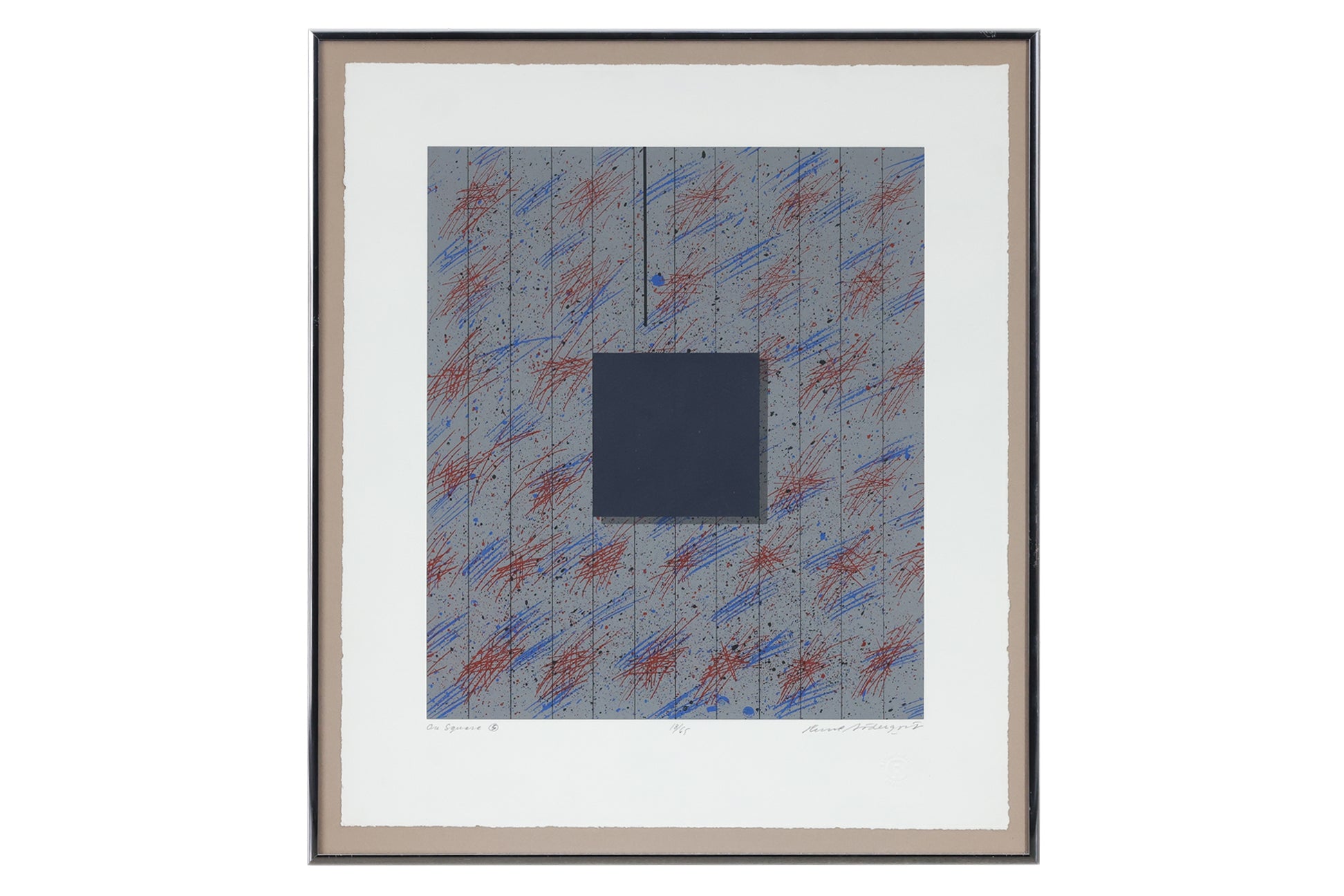 RUNE SÖDERQVIST (SWEDISH 1935-2014) 'ON SQUARE 4'; 'ON SQUARE 5' (2)