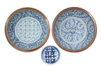 A GROUP OF THREE CHINESE 'SWEET PEA' CERAMICS