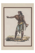 THREE HAND-COLOURED ETHNOGRAPHIC ENGRAVINGS, J ARAGO, 1842