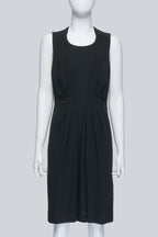 GIVENCHY - A BLACK PLEATED DRESS