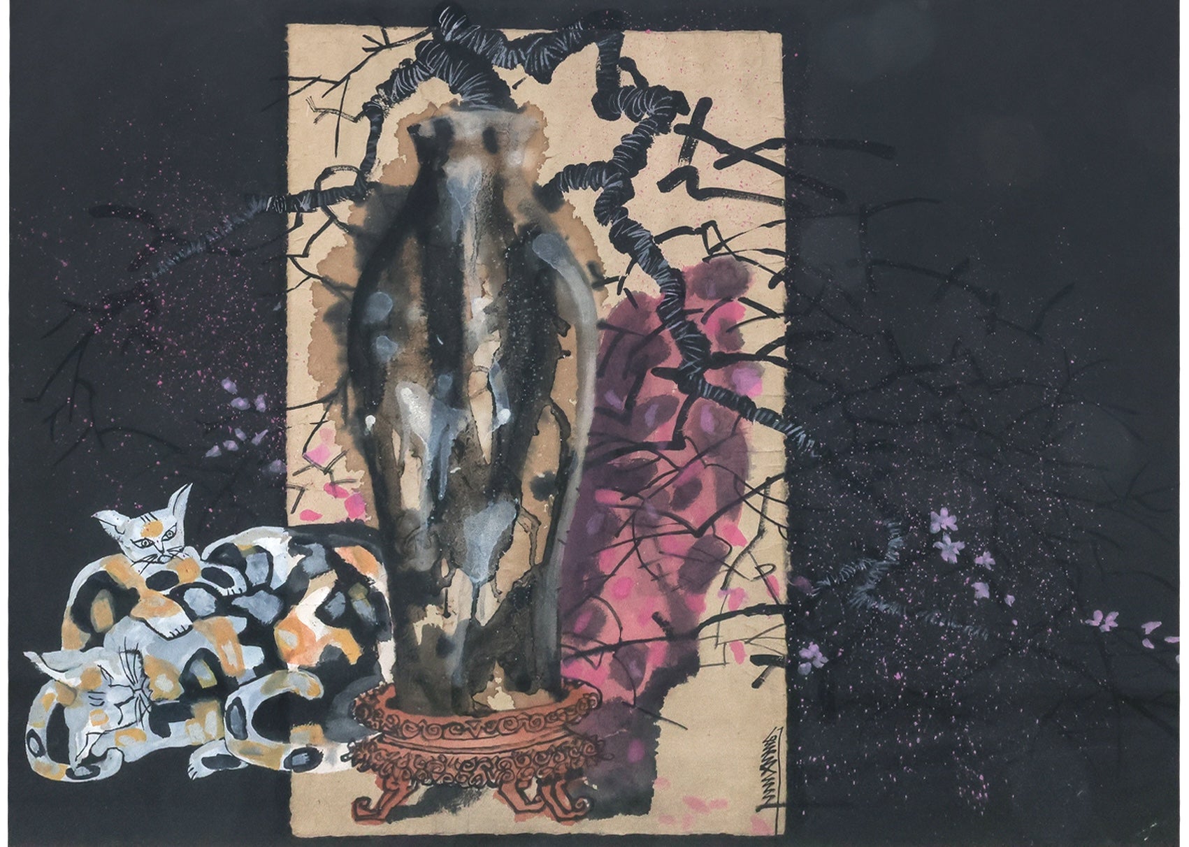 LE TRI DUNG (VIETNAMESE, B.1949) - CATS