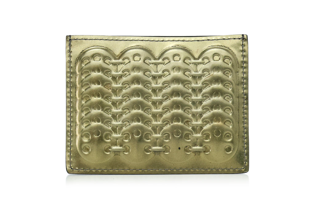 PACO RABANNE - A METALLIC EMBOSSED CARD HOLDER