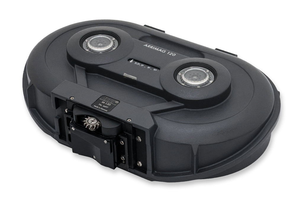 AN ARRI ARRIMAG 120 400FT FILM MAGAZINE