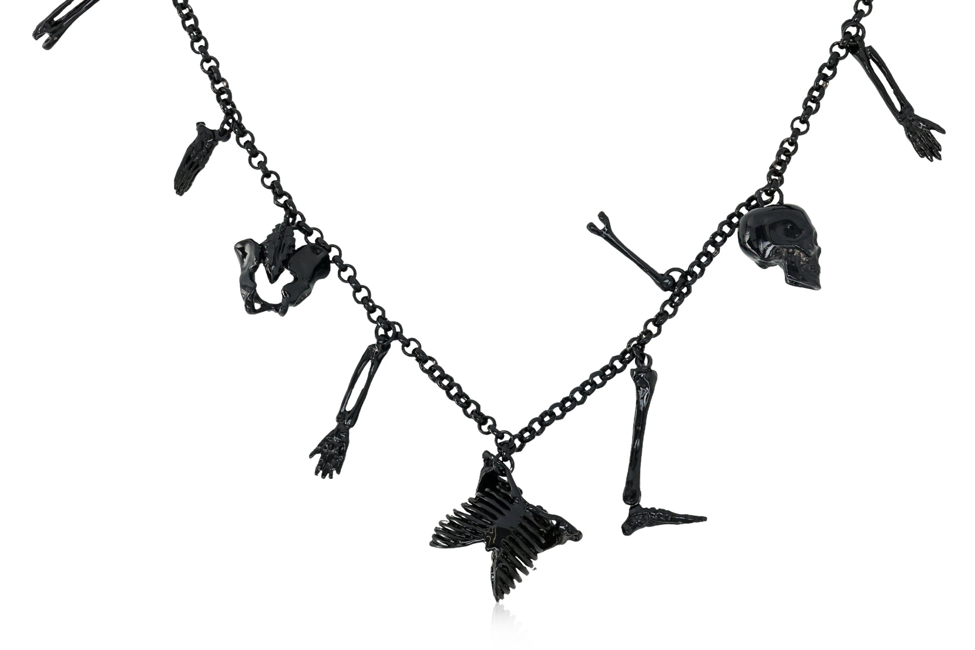 ALEXANDER MCQUEEN - A SKELETON NECKLACE
