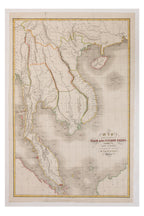 A MAP OF THE KINGDOMS OF SIAM AND COCHIN CHINA, JOHN WALKER, 1828