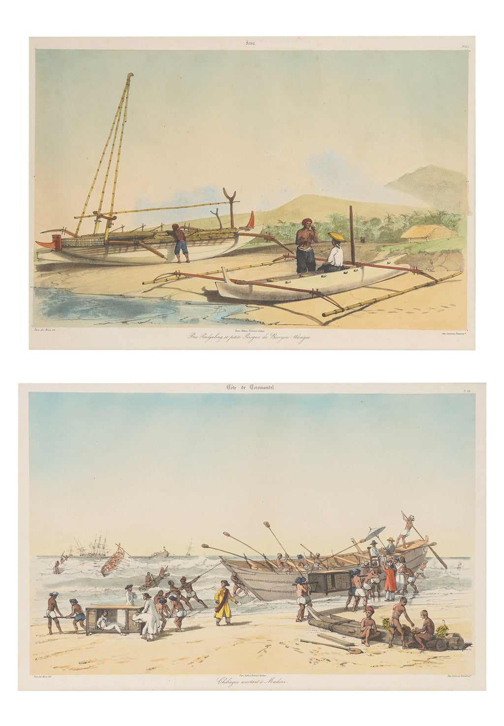 JAVA, AND COTE DE COROMANDEL, CHARLES MOZIN, 1841