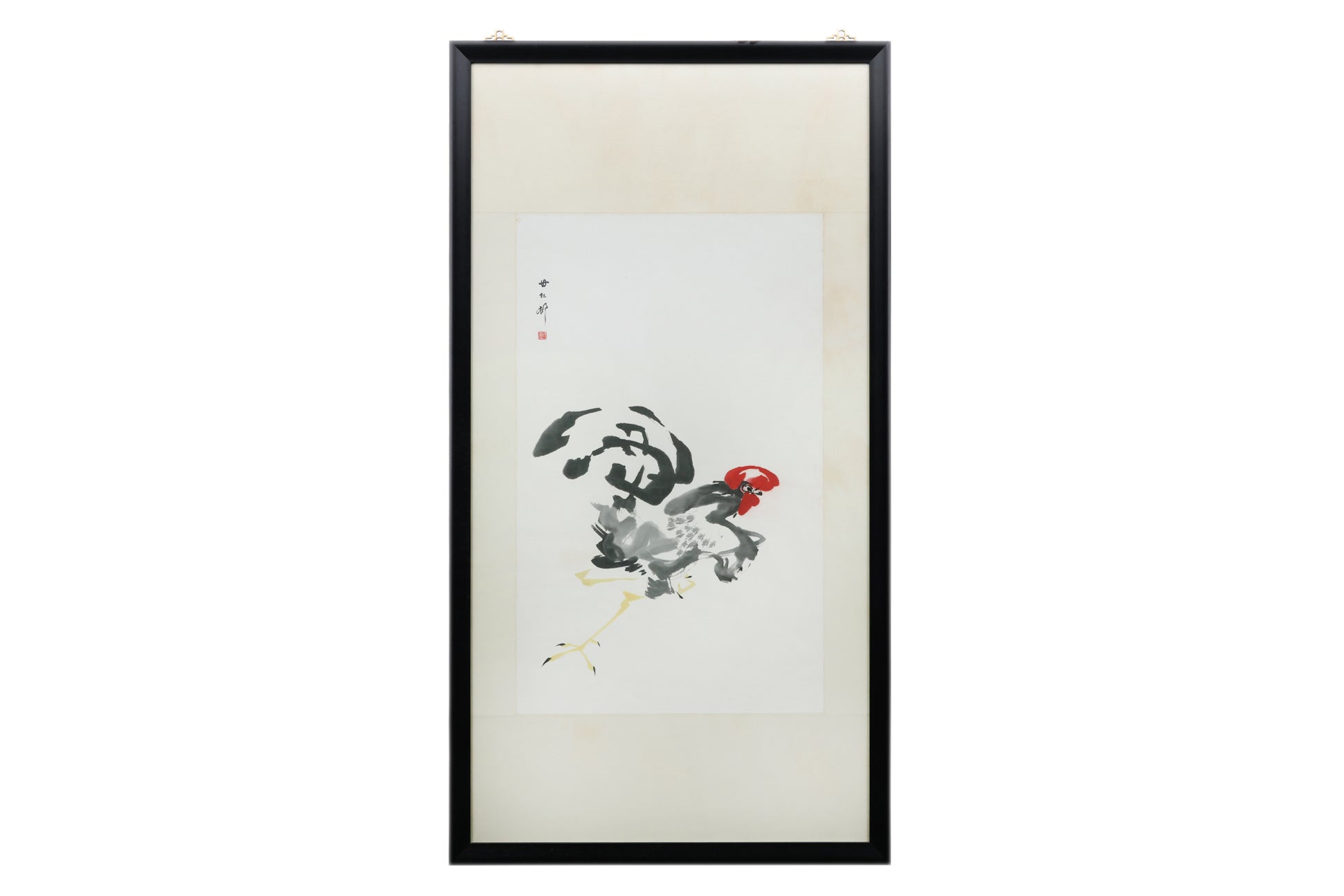 KAM ZIN CHOON (SINGAPORE, B.1931) - FIGHTING COCKEREL