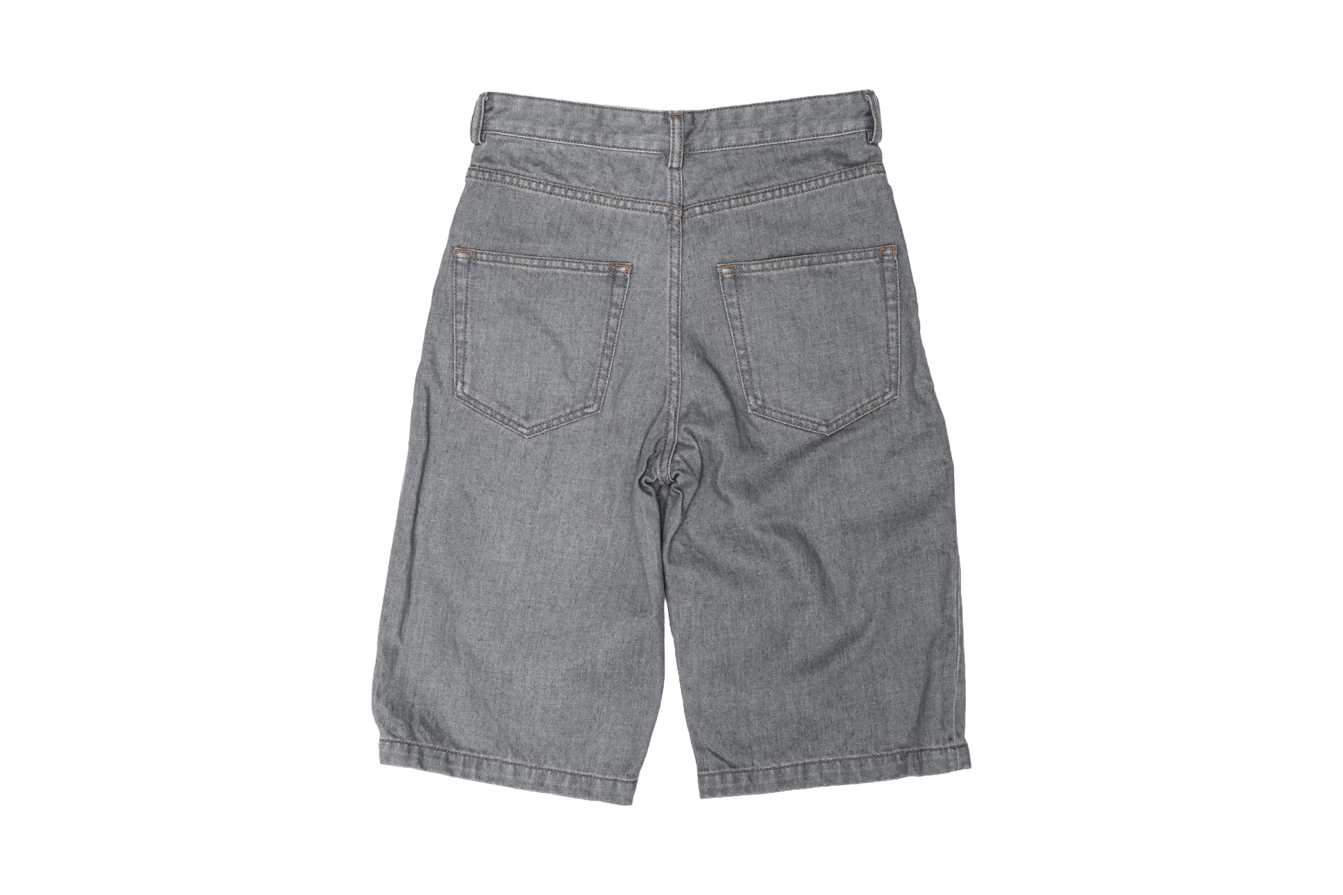 Y/PROJECT - A PAIR OF DENIM SHORTS WITH LACE-UP CHAIN DETAIL, S/S 2018