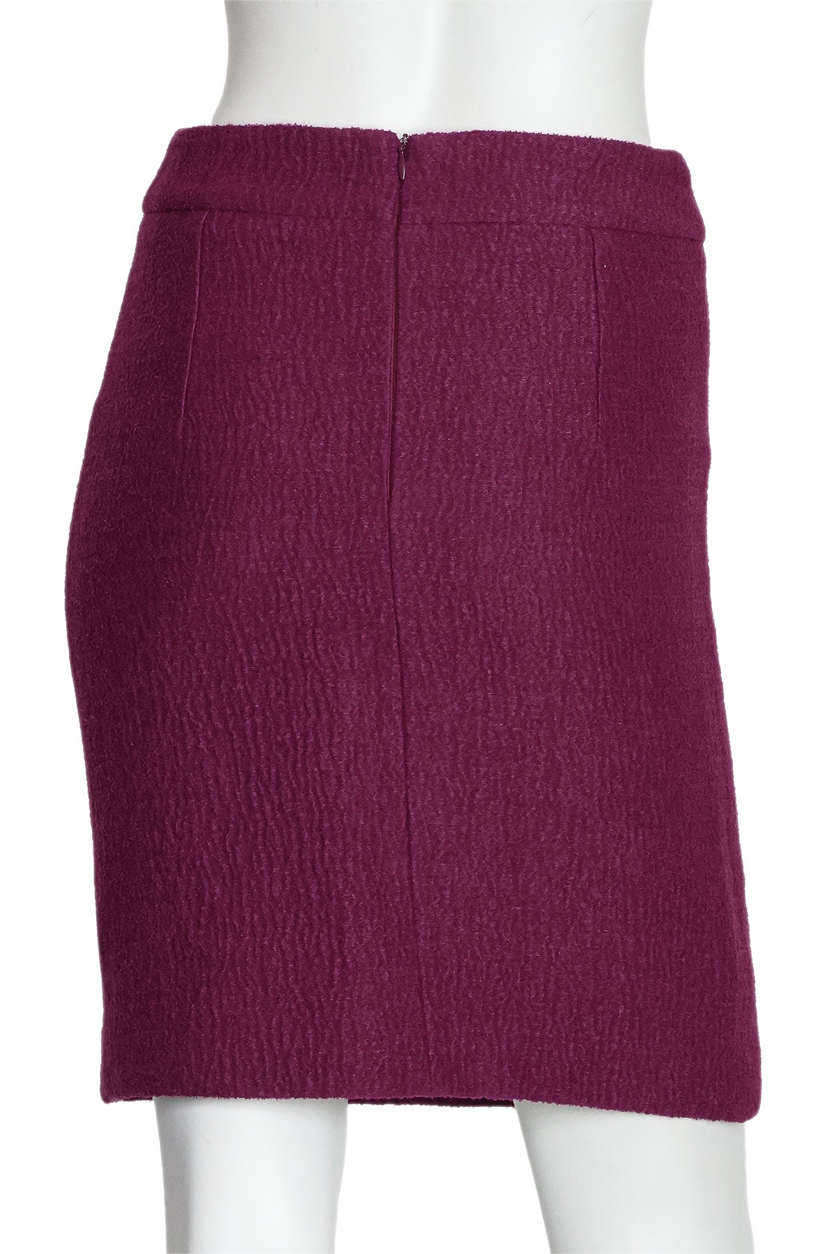 DRIES VAN NOTEN - A FUCHSIA TEXTURED SKIRT