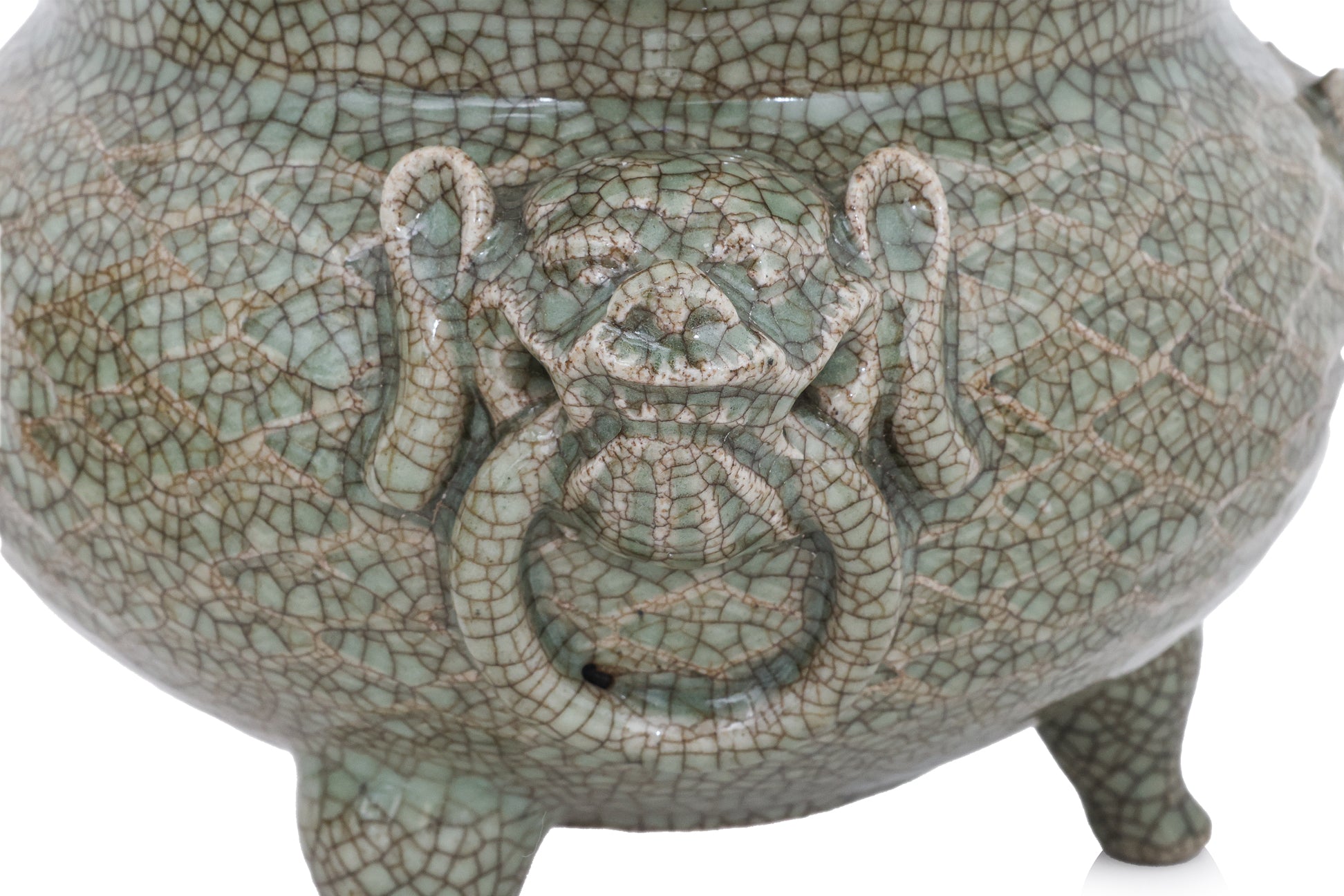 FOUR GLAZED CERAMIC ITEMS