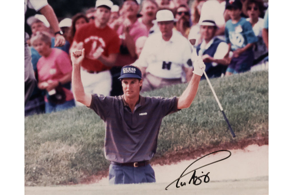 A GROUP OF FIVE ASSORTED GOLF MEMORABILIA PRINTS