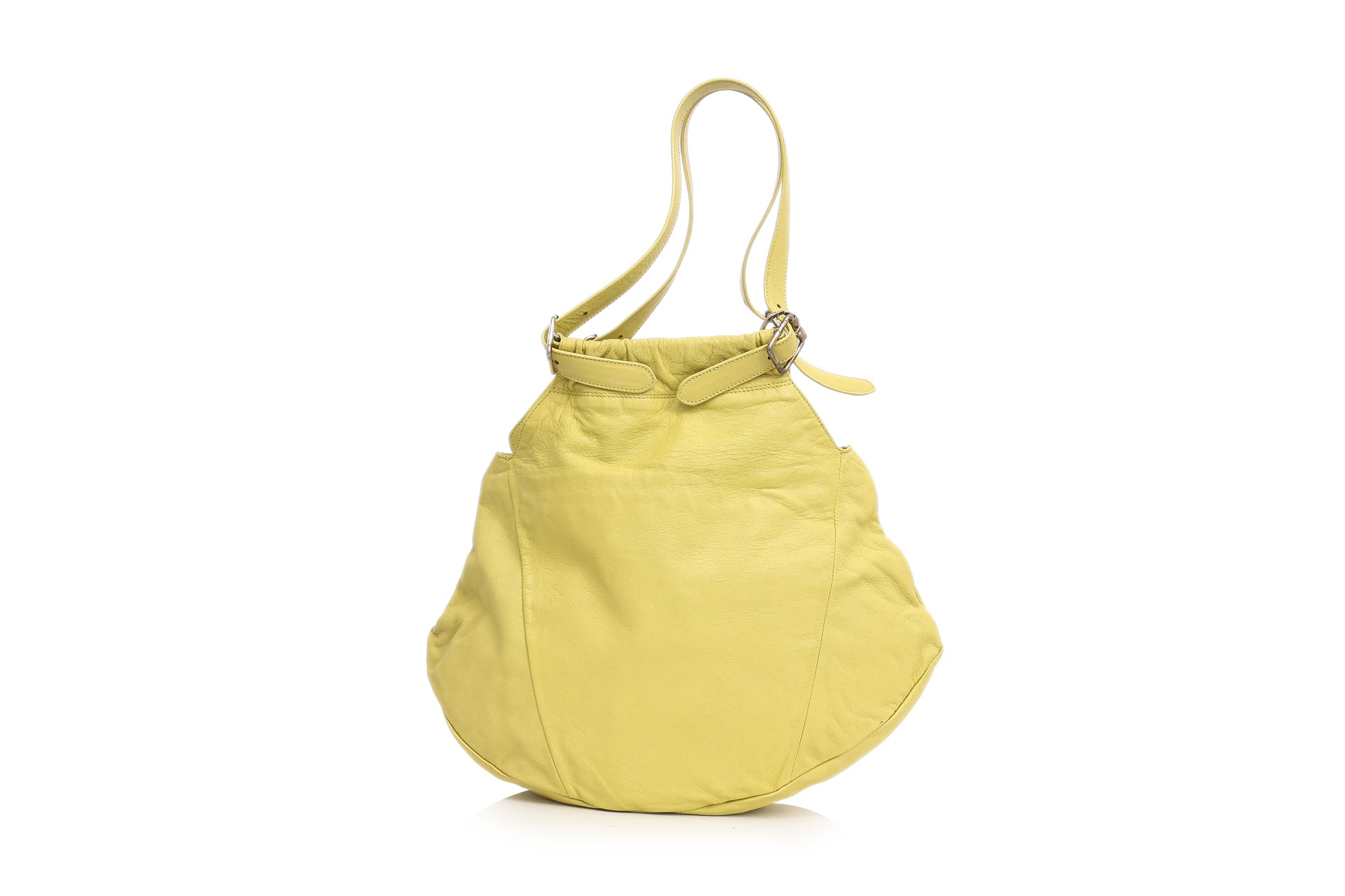 ANTEPRIMA _ A YELLOW LEATHER SHOULDER BAG