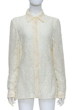 PRADA - A WHITE LACE BLOUSE