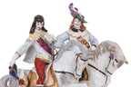 A SET OF FOUR WALLENDORF PORCELAIN FIGURES OF MUSKETEERS