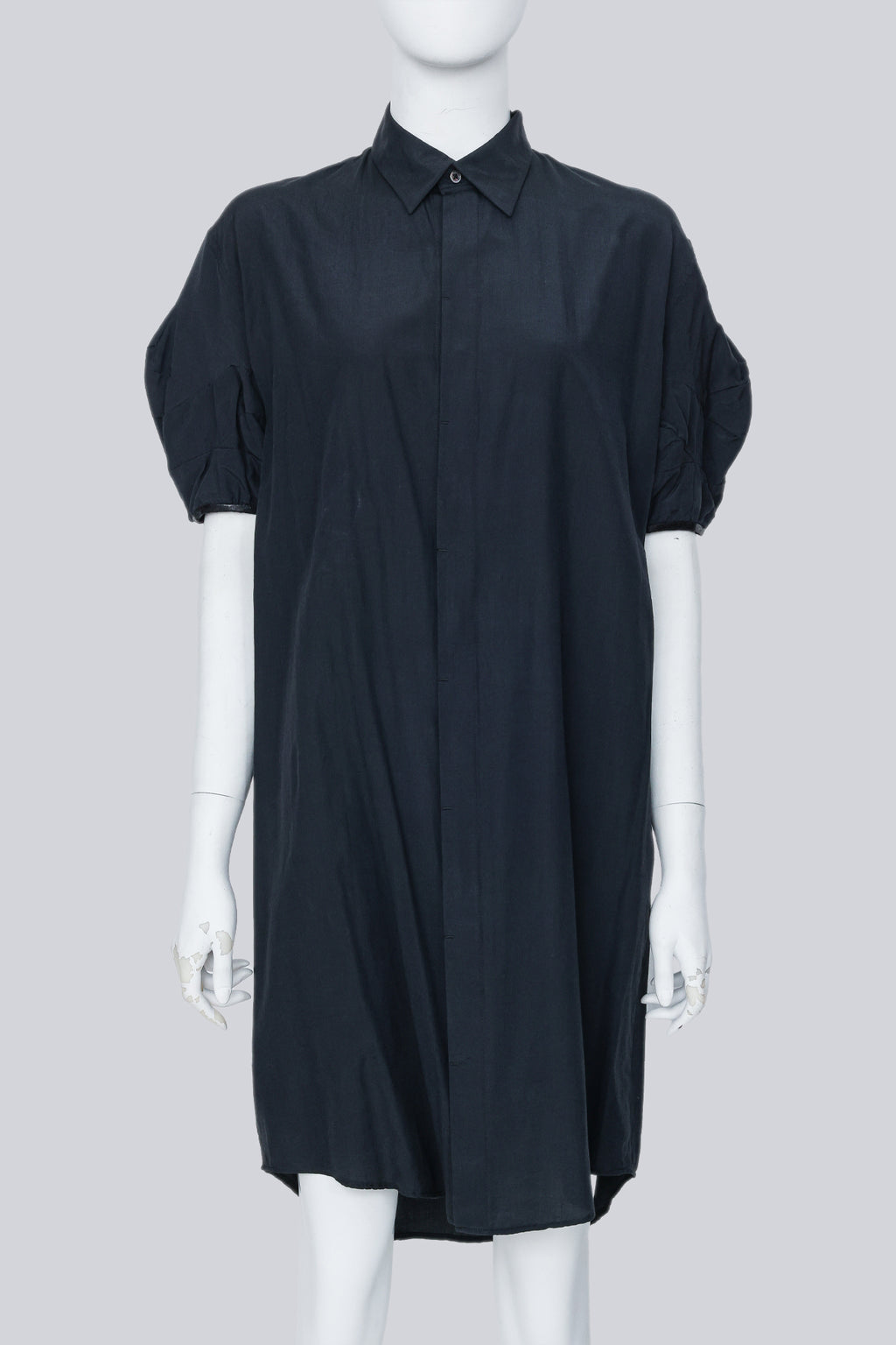 SACAI - A BLACK SHIRT DRESS