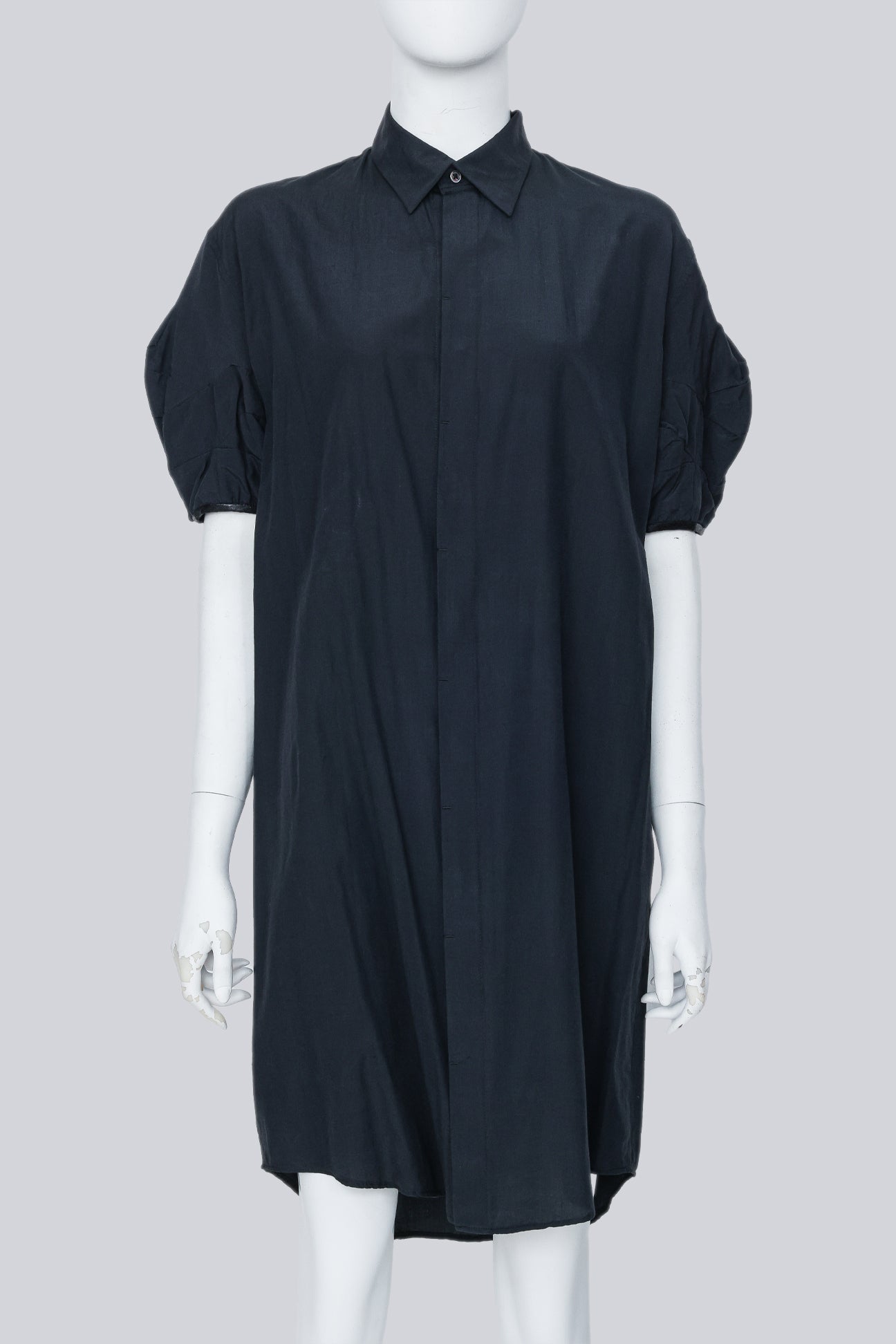SACAI - A BLACK SHIRT DRESS