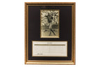 A GROUP OF FIVE ASSORTED GOLF MEMORABILIA PRINTS