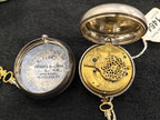 A GROUP OF THREE GEORGE III SILVER CASED POCKET WATCHES AND ASSORTED WINDING KEYS