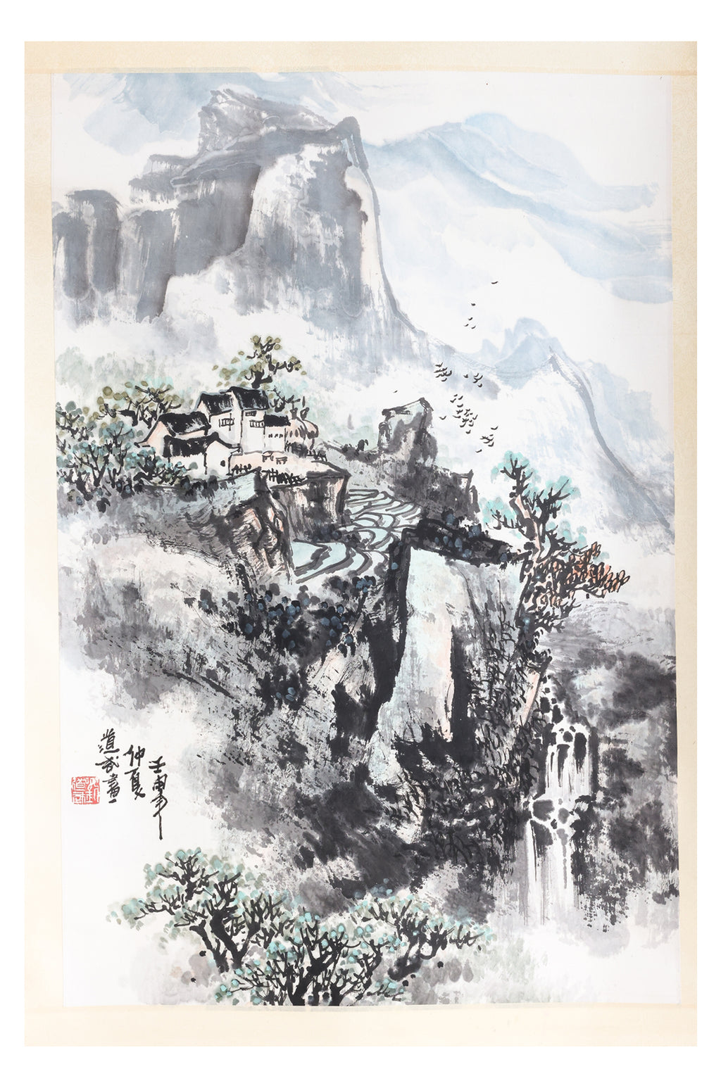 WANG DAOWU (CHINESE, 20TH CENTURY) - MOUNTAIN LANDSCAPE