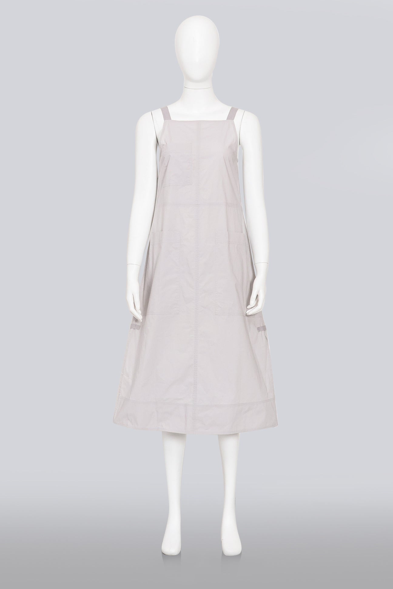 LEE MATHEWS WORKROOM - A STEEL 'LM CAMI' DRESS