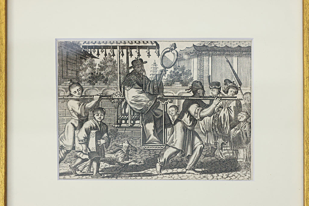A SET OF SIX PRINTS OF "THE NETHERLAND EMBASSY TO CHINA"