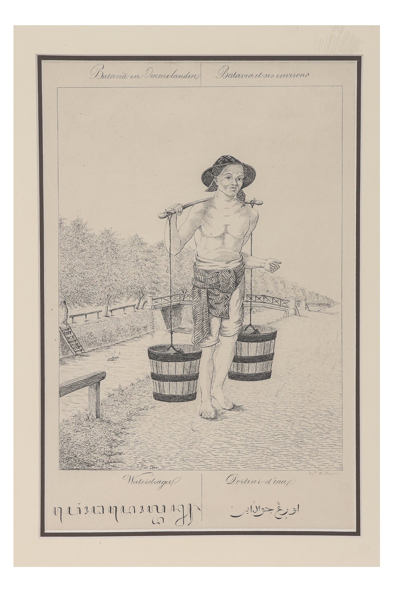 A SET OF FOUR LITHOGRAPHS, AUGUSTE VAN PERS, 1853-62