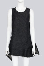 JUNYA WATANABE COMME DES GARCONS DENIM - A 2016 DARK WASH ASYMMETRICAL SHIFT DRESS