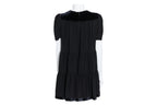 A PRADA BLACK RUFFLE DRESS