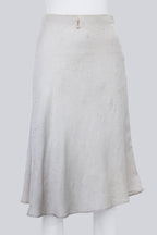 ROBERTO CAVALLI - A SILVER A-LINE SKIRT
